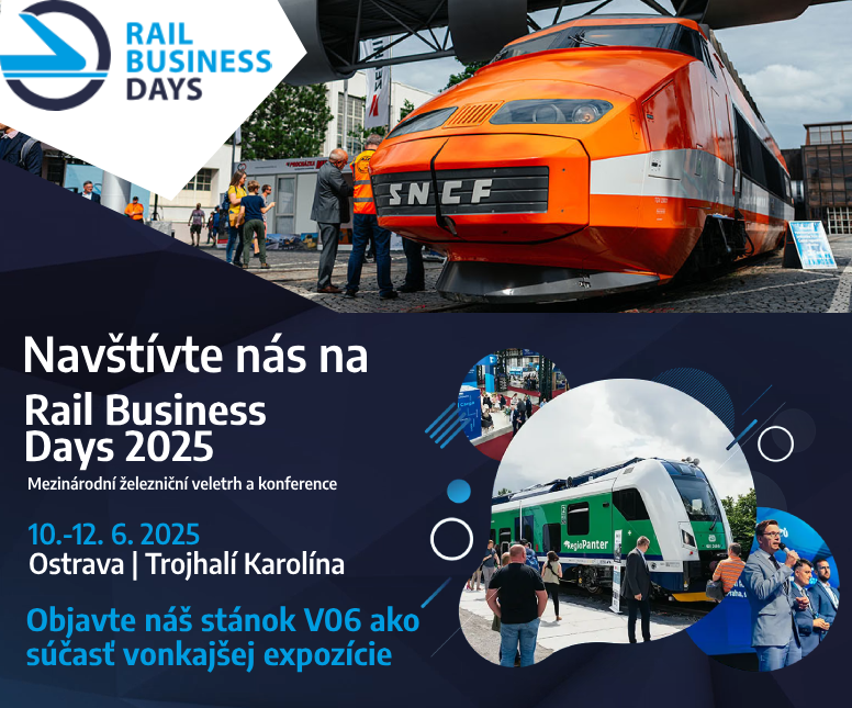 Rail Business Days 2025 – Stretnime sa v Ostrave - Stánok V06!